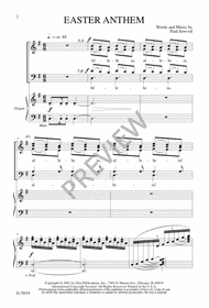Easter Anthem Sheet Music by Paul Inwood
