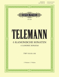 Canonic Sonatas Sheet Music by Georg Philipp Telemann