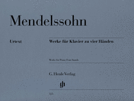 Works for Piano Four-Hands Sheet Music by Felix Bartholdy Mendelssohn
