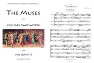 The Muses (score and part set) Sheet Music by Zachary Wadsworth