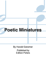 Poetic Miniatures Sheet Music by Harald Genzmer