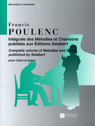 Melodies et Chansons Sheet Music by Francis Poulenc