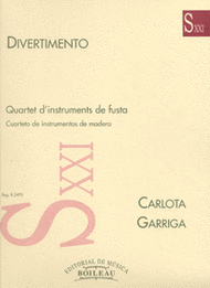 Divertimento Per a Quartet de Fusta Sheet Music by Carlota Garriga
