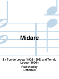 Midare Sheet Music by Ton de Leeuw