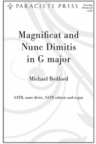 Magnificat and Nunc Dimittis in G Major Sheet Music by Michael Bedford
