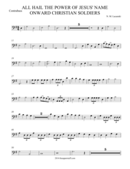 All Hail the Power and Onward Christian Soldiers Sheet Music by Nick Lacanski