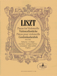 Pieces for Violoncello Sheet Music by Ferenc Liszt
