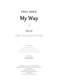 My Way for Trio (violin