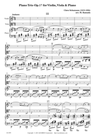 Andante from Piano Trio Op.17 for Violin