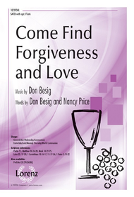 Come Find Forgiveness and Love Sheet Music by Don Besig