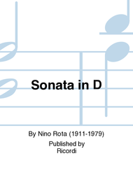 Sonata in D Sheet Music by Nino Rota