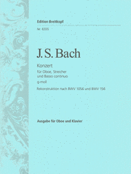 Oboe Concerto in G minor Sheet Music by Johann Sebastian Bach