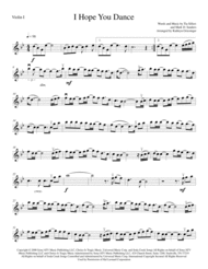 I Hope You Dance - String Quartet Sheet Music by Lee Ann Womack