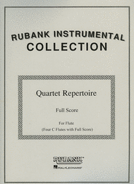 Quartet Repertoire for Flute Sheet Music by Various