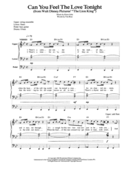 Can You Feel The Love Tonight (from The Lion King) Sheet Music by The Lion King