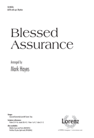 Blessed Assurance Sheet Music by Mark Hayes