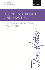 All things bright and beautiful Sheet Music by John Rutter
