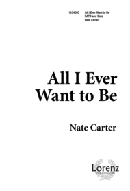 All I Ever Want to Be Sheet Music by Nate Carter