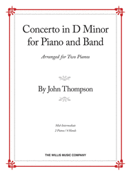 Concerto in D Minor Sheet Music by John Thompson