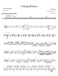 Dream Theater - A Change of Seasons Sheet Music by Dream Theater