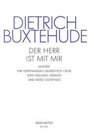 Der Herr ist mit mir BuxWV 15 Sheet Music by Dietrich Buxtehude