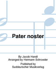 Pater noster Sheet Music by Jacob Handl