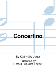 Concertino Sheet Music by Karl-Heinz Jager