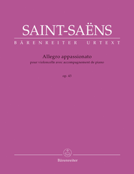 Allegro appassionato for Violoncello mit Klavierbegleitung op. 43 Sheet Music by Camille Saint-Saens