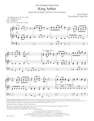 Two Trumpet Tunes from King Arthur (1691) Sheet Music by Henry Purcell