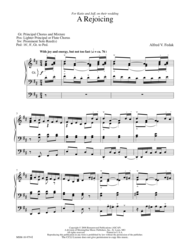 A Rejoicing Sheet Music by Alfred V. Fedak