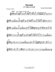Handel Messiah - Trumpet in Bb 1 (Transposed Part)