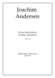 Andersen Seven Salon Pieces for Flute and Piano Op. 52 Sheet Music by Andersen J.