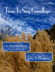 Time To Say Goodbye (Clarinet and Piano Duet) Sheet Music by Sarah Brightman with Andrea Bocelli