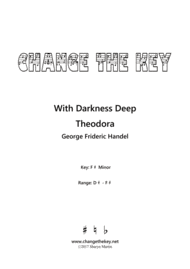 With Darkness Deep - F# Minor Sheet Music by George Frideric Handel