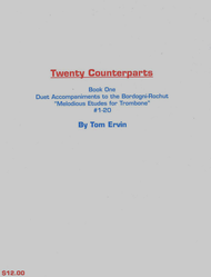 Twenty Counterparts Book 1 Duet Accompaniments to Bordogni Etudes 1-20 Sheet Music by Tom Ervin