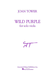 Wild Purple Sheet Music by Joan Tower