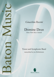 Domine Deus Sheet Music by Gioachino Rossini