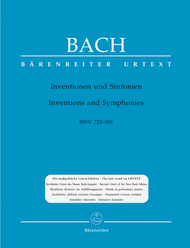 Inventions And Symphonies Sheet Music by Johann Sebastian Bach