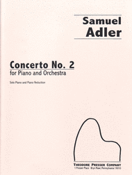 Concerto No. 2 Sheet Music by Samuel Adler