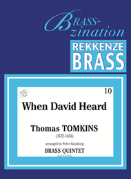When David Heard Sheet Music by Thomas Tomkins