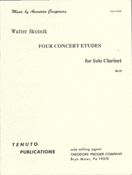 4 Concert Etudes Sheet Music by Walter Skolnik