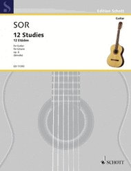 12 Studies op. 6 Sheet Music by Fernando Sor
