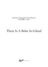There Is Balm In Gilead Sheet Music by Spiritual