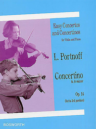 Concertino in A Minor Op. 14 Sheet Music by Leo Portnoff