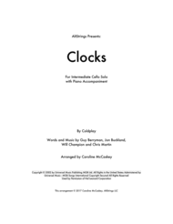 Clocks - Cello Solo with Piano Accompaniment Sheet Music by Coldplay