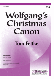 Wolfgang's Christmas Canon Sheet Music by Thomas Fettke