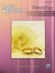 Popular Performer -- Weddings Sheet Music by Albert Mendoza