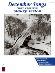 December Songs Sheet Music by Maury Yeston