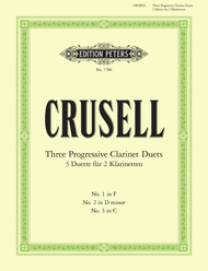 Progressive Duets for Two Clarinets Sheet Music by Bernhard Henrik Crusell