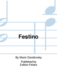 Festino Sheet Music by Mario Davidovsky